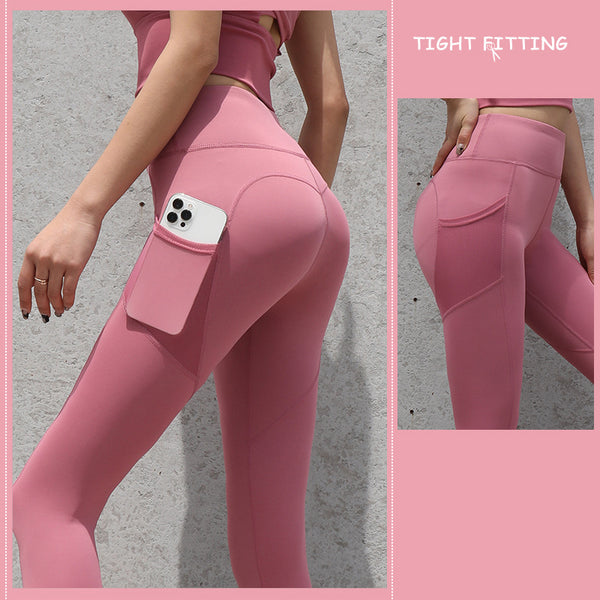 Gym Sport Seamless High Waist Yoga Leggings 