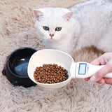 electronic pet food scale cup measuring scoop