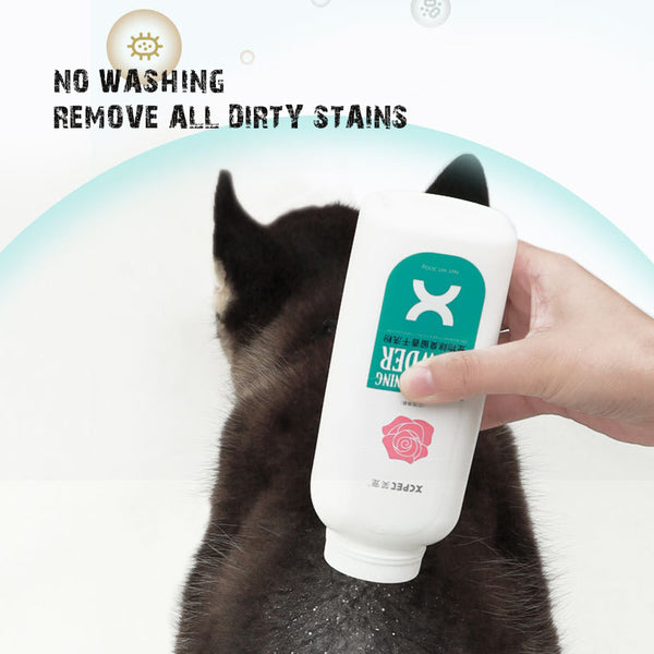 washable pet dry cleaning powder