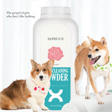 washable pet dry cleaning powder